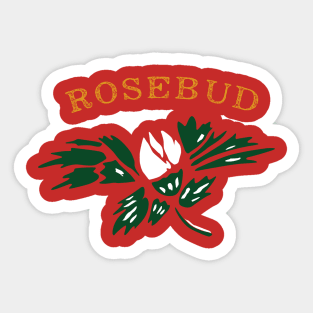 Rosebud Sticker